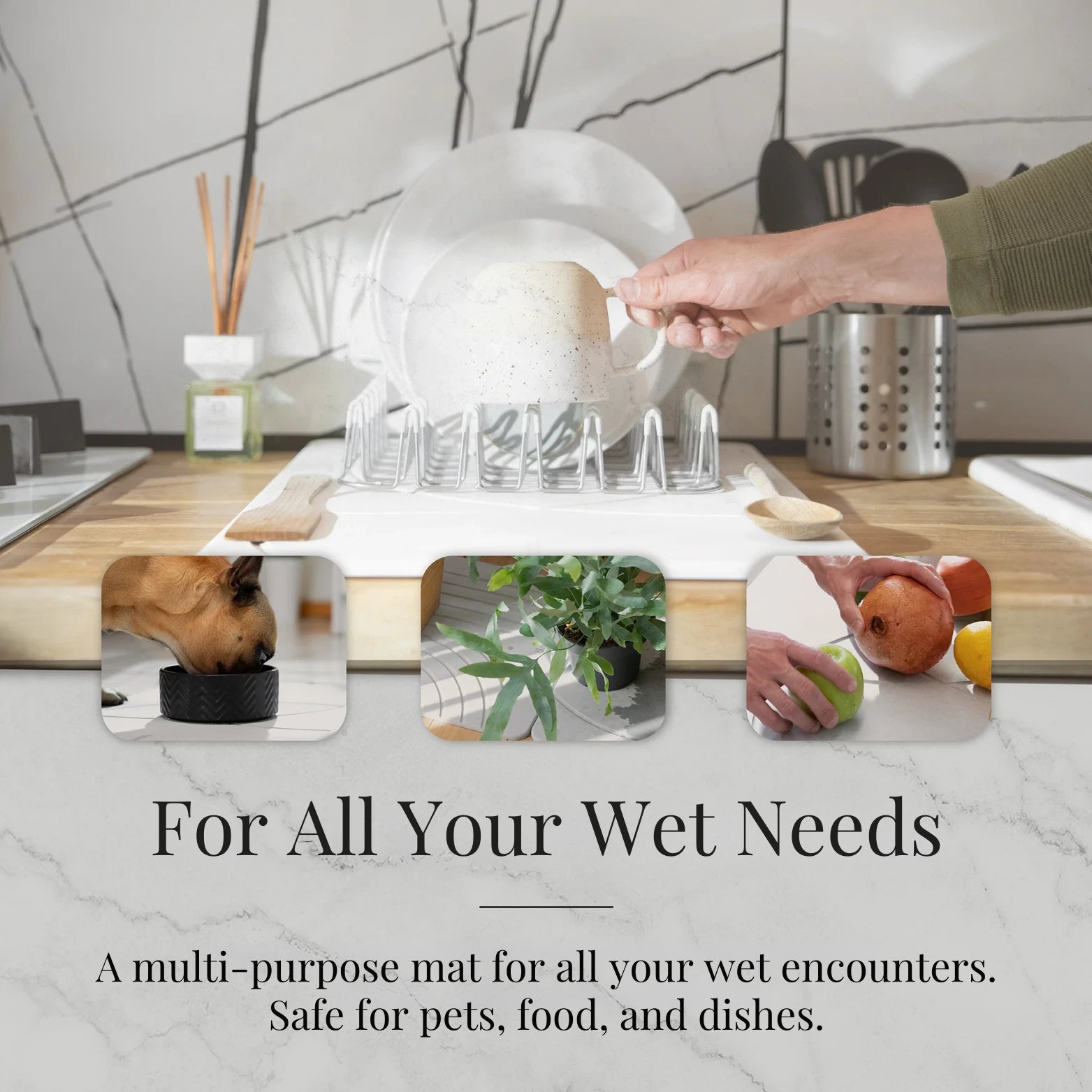 Sneldrogende Stenen Badmat