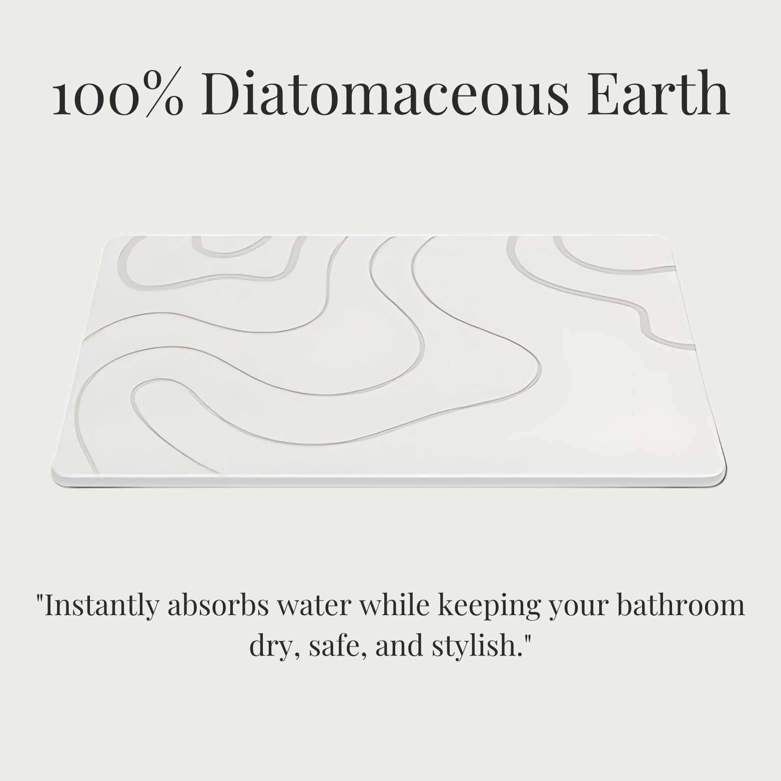 Sneldrogende Stenen Badmat