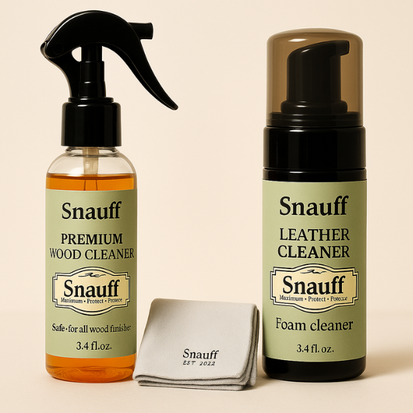 Leer en Hout Reinigingsset