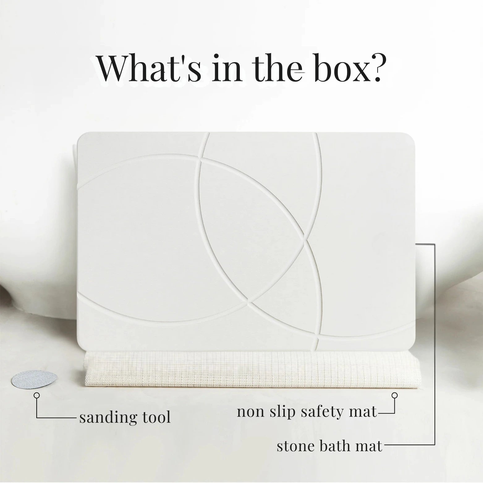 Sneldrogende Stenen Badmat